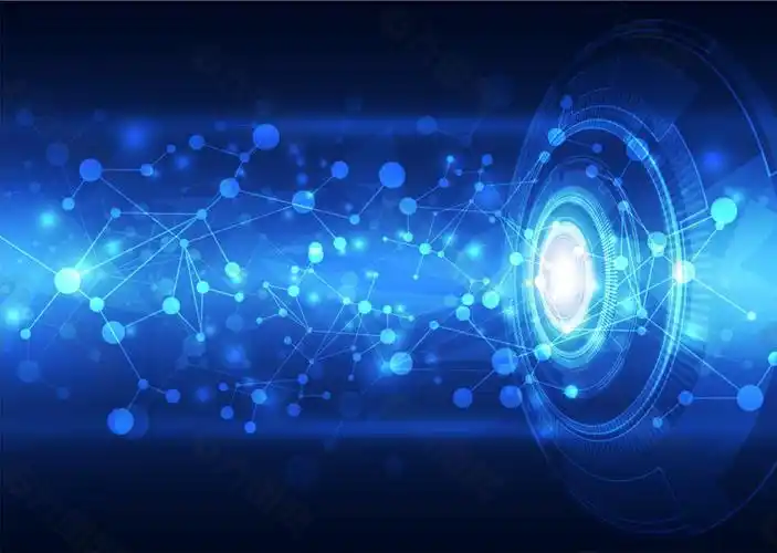 蓝色未来科技感背景矢量素材