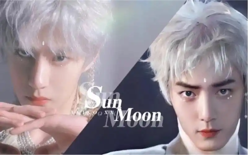 王一博王一博肖战银发造型