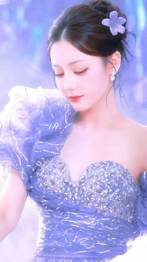 迪丽热巴紫罗兰公主