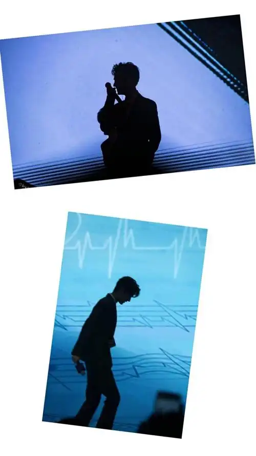 肖战剪影自绽光芒