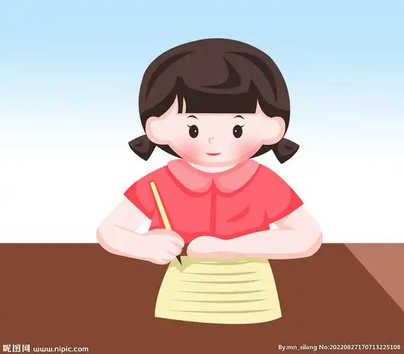 rgb40共享分举报收藏立即下载关 键 词:手绘 卡通 写作业 女同学 卡