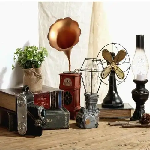 怀旧老物件 民国_民国上海仿真古董唱片机摆件老式留声机怀旧物件复古