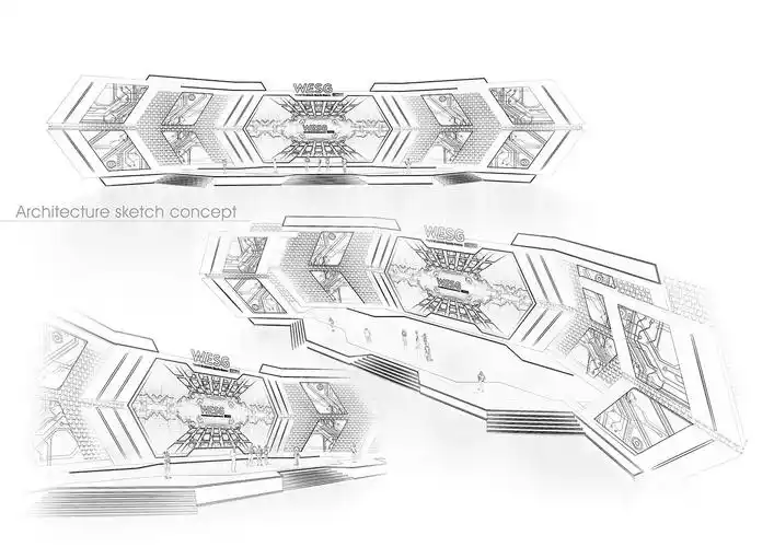 电竞舞台设计欣赏