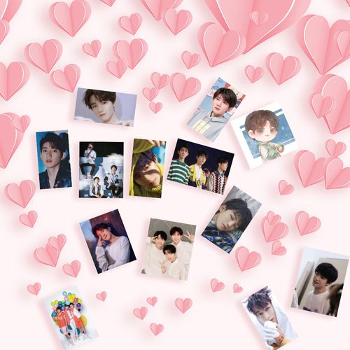 tfboys组合贴纸易烊千玺王源王俊明星周边手账贴纸