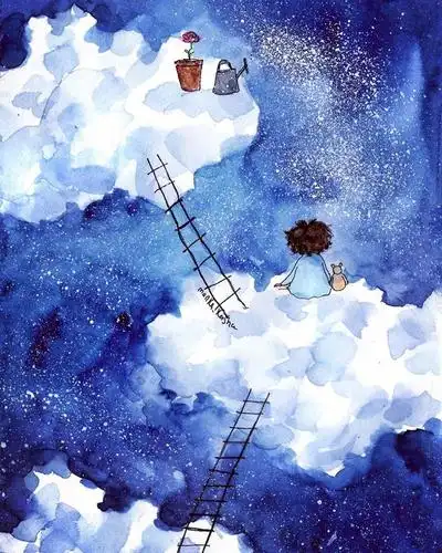 ins风治愈系插画,简单可爱风小插画,每一张都治愈心灵!