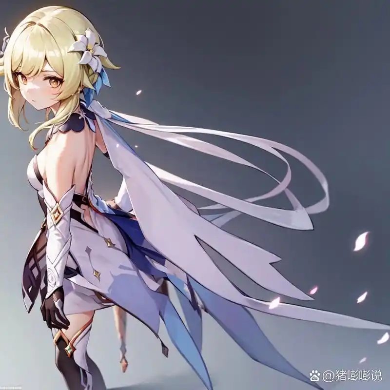 ai绘画原神旅行者荧 荧图片壁纸