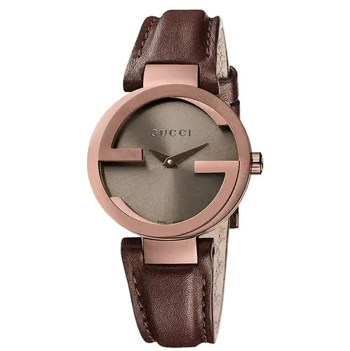 古驰棕色表盘不透底时尚手表【正品】_古驰棕色表盘不透底时尚手表
