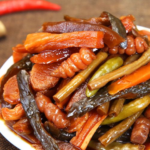 八宝咸菜什锦菜酱菜腌黄瓜地辣椒萝卜下饭饭菜酱菜