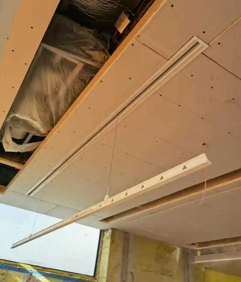 石膏板吊顶暗藏电动晾衣架,只要有这个产品咱就能搞定