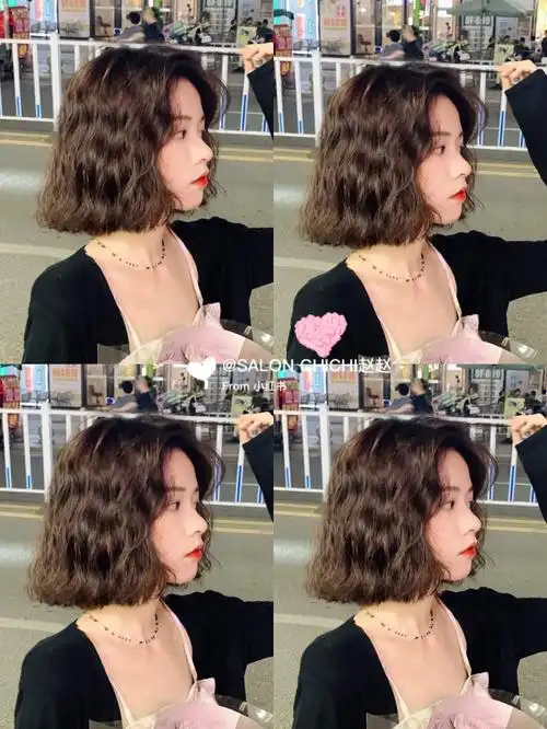 一定要是竖着的纹理波浪层次不要高91成功上岸的法式烫蛋卷头中发