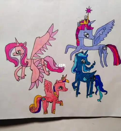 每日一画 小马宝莉 全部公主