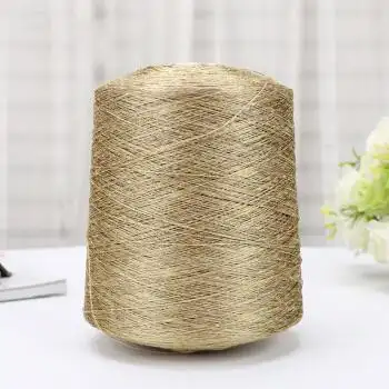 苎麻线纯麻线亚麻线钩针线编织细线季钩帽子线包包线 柑黄