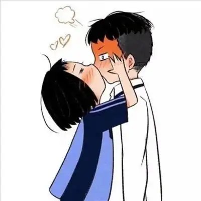 最可爱最萌动漫情侣微信头像,卡通头像图片-回车桌面