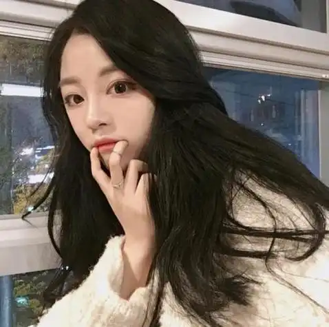 高清女生头像唯美长发背景小清新意境她回眸一霎那似极了旧时