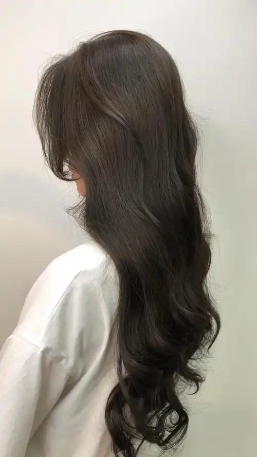 黑茶色长发颜色