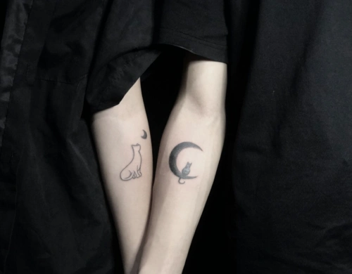 2020最火情侣纹身图片有意义的情侣纹身6