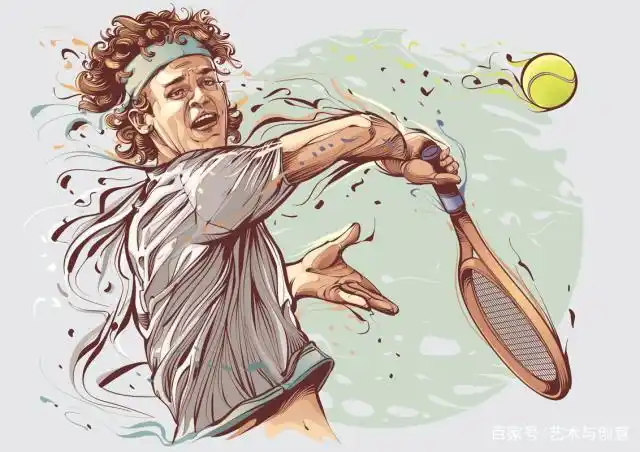 巴西历史上著名体育人物肖像插画作品