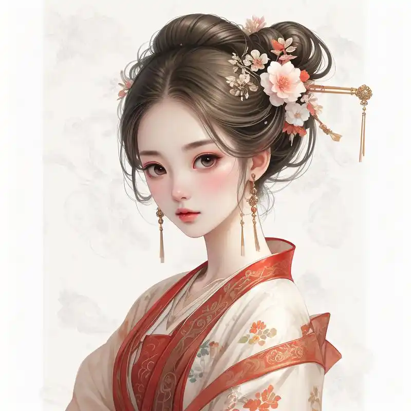 淡雅古风女子头像94温婉可人