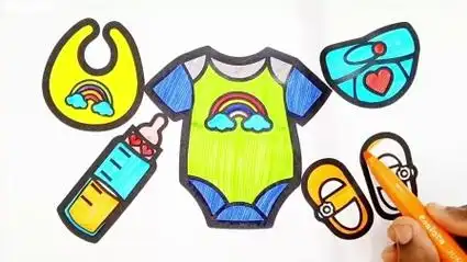 简笔画:今天让我们画宝宝的衣服