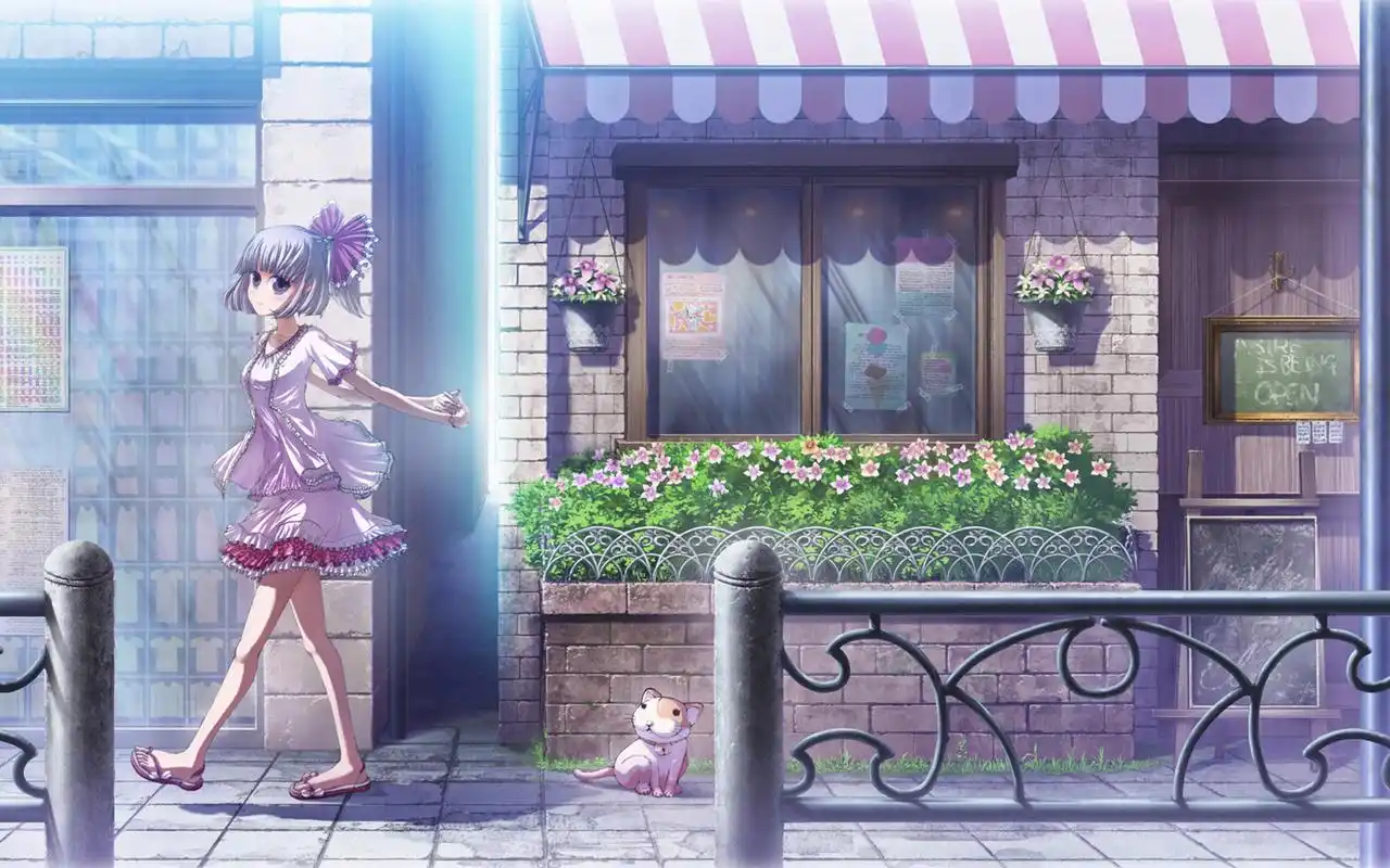 二次元世界精美街景图片壁纸