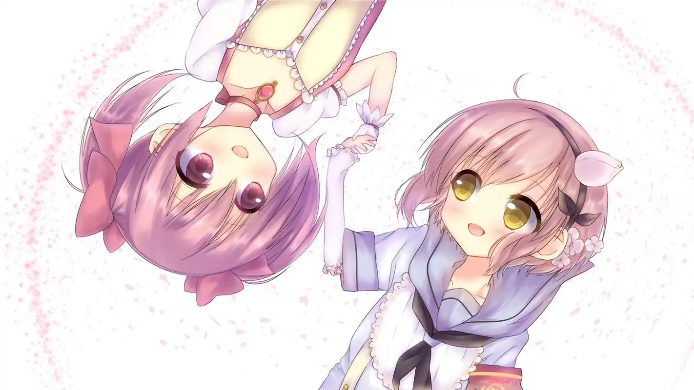 二次元卡通美女高清图片桌面壁纸