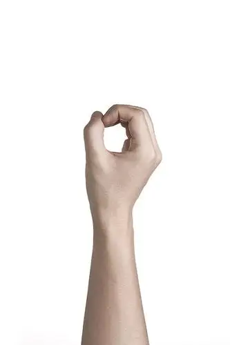 特写,手指,手势,手语