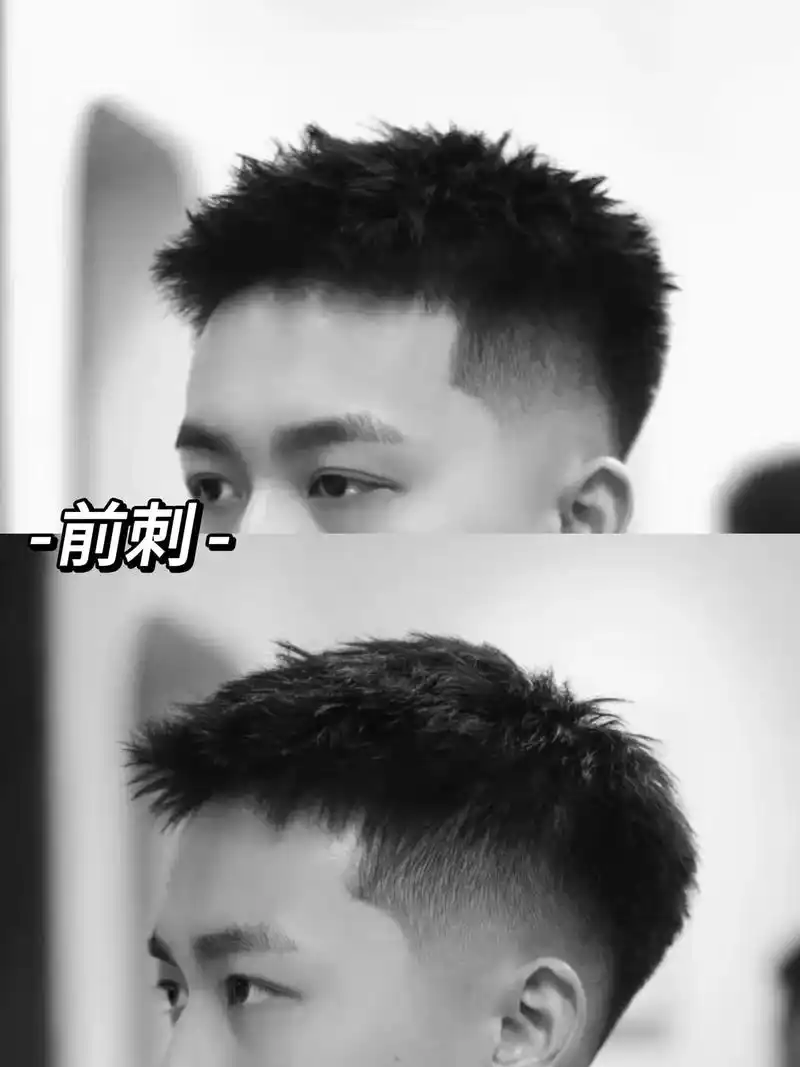 男士短发发型设计,主要是简单好打理,发型凌乱感 - 抖音