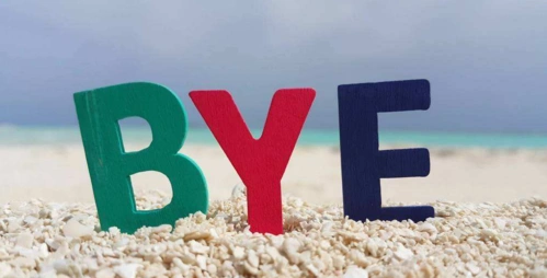 再见的英文是什么? good-bye