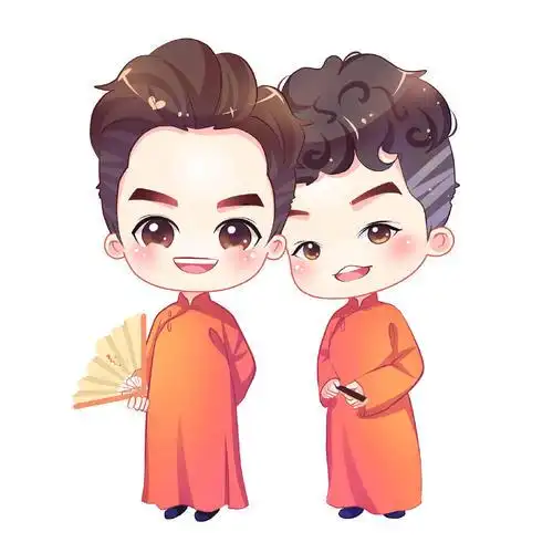 孟鹤堂卡通简笔画