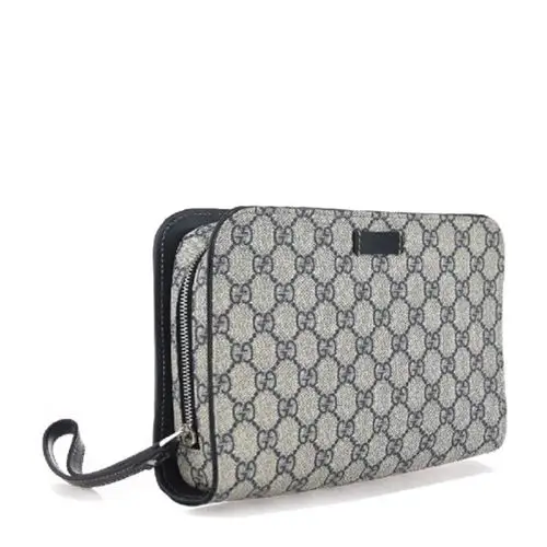 【包邮包税】gucci/古驰 男士gg图案帆布手拿包 201755 kgdhn 4075