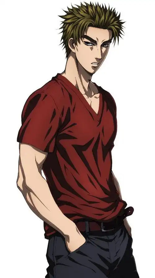 高桥启介_动漫人物_日本漫画_儿童简笔画大全-可乐云