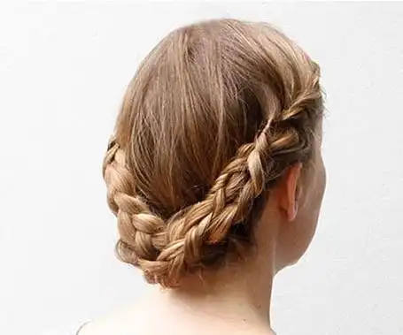双排发式辫盘发唯美至极独具匠心的法式发辫盘发