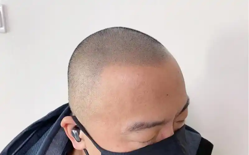 纹出来的小寸头发型,脱发者的福音#纹发_哔哩哔哩_bilibili