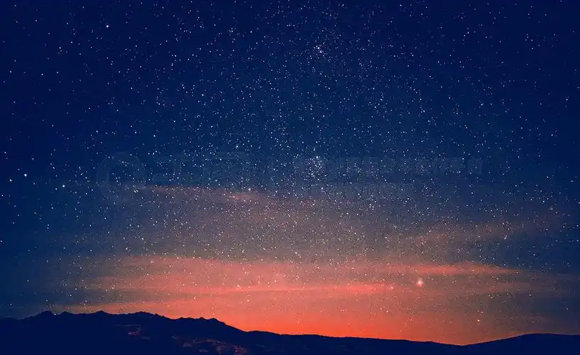 唯美夜空上的星星星空