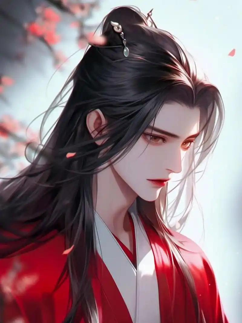 古风红衣美男子·古风男生头像