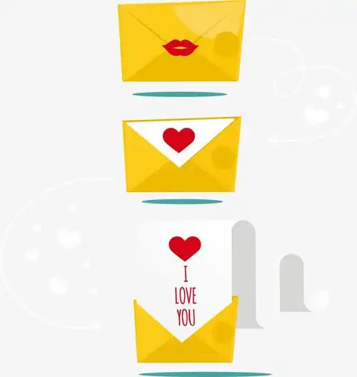 卡通黄色信封 (1)