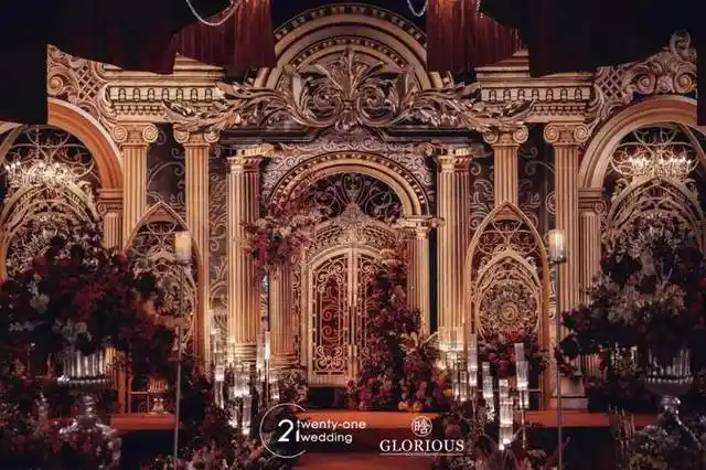 优雅复古的欧式宫廷风婚礼