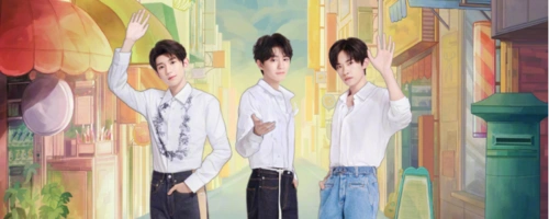 tfboys卡点晒照,三小只手捧蛋糕庆祝出道7周年,少年感满满