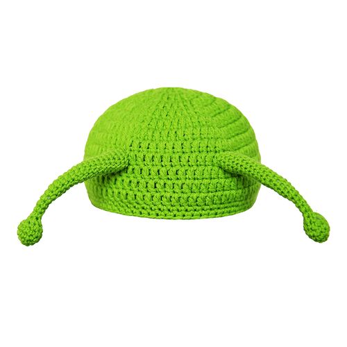 痞幼张老三三同帽子可爱编织绿色卡通针织搞怪帽子