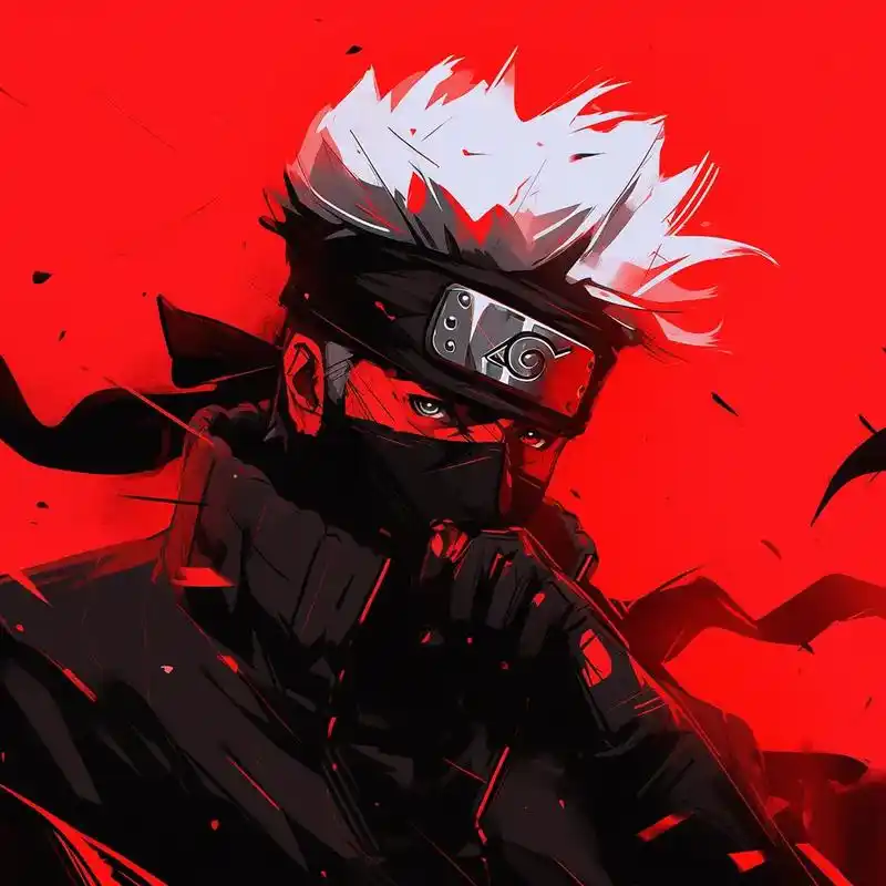 火影忍者,卡卡西.#优质头像 #优质男头 #火影头像 #动漫 - 抖音