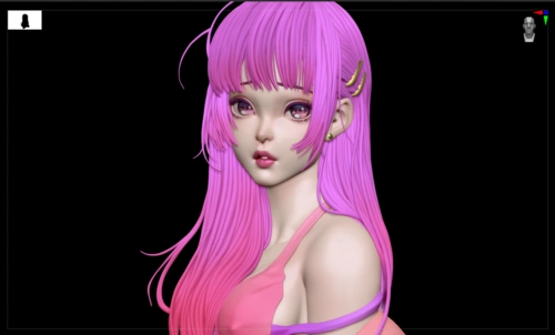 紫月月月[第一个女儿]_布先生qaq作品_角色/人物/生物_cg模型网