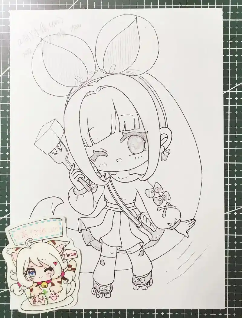 一起学画画 #可爱卡通 #小女孩 #q版人物 #绘画 最近 - 抖音