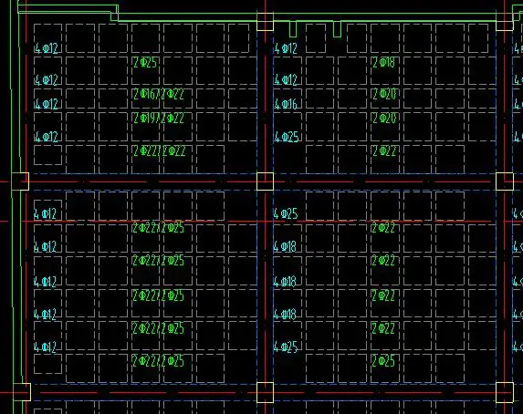 图中的纵向和横向梁是分开标注的怎么绘制