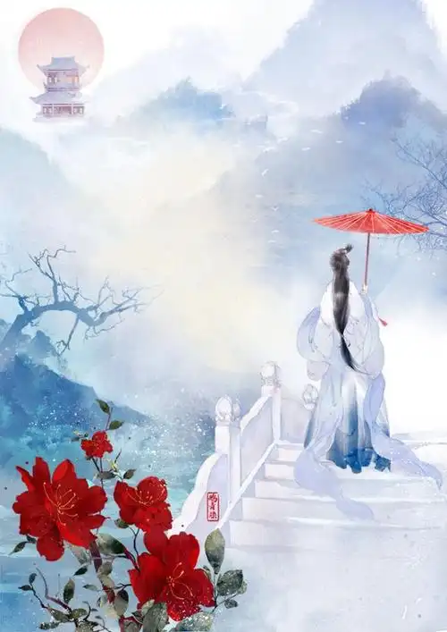 古风美女背影壁纸青衫烟雨客似是故人来