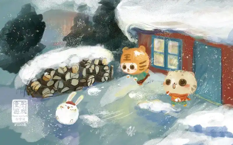 可爱卡通人物cc猫高清桌面壁纸