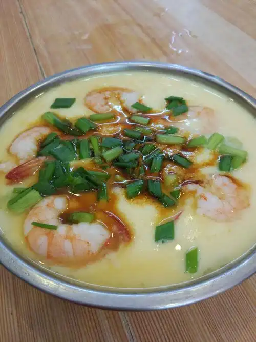 我的餐桌虾仁蒸水蛋