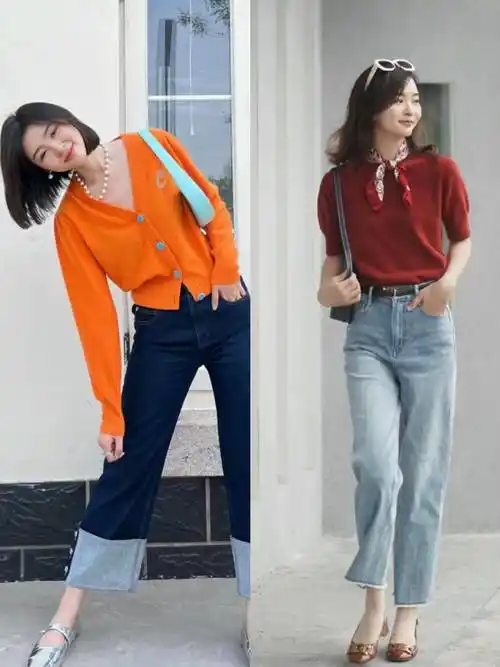 夏天要穿牛仔裤,当然首选"蓝色系",好搭配又显活力,真耐穿!