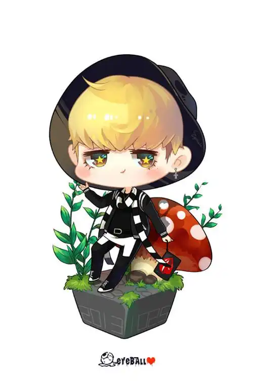 稚夏夏从君·mr转采于2016-12-07 19:40:07q版图 吴亦凡q版人物稚夏夏