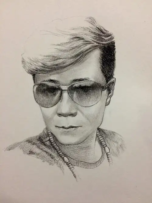 素描肖像头像简绘