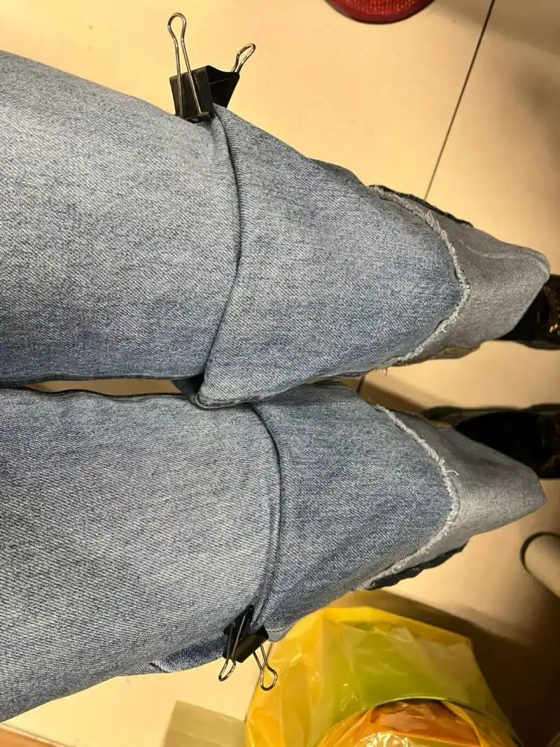 解决牛仔裤膝盖鼓包方法之一 98